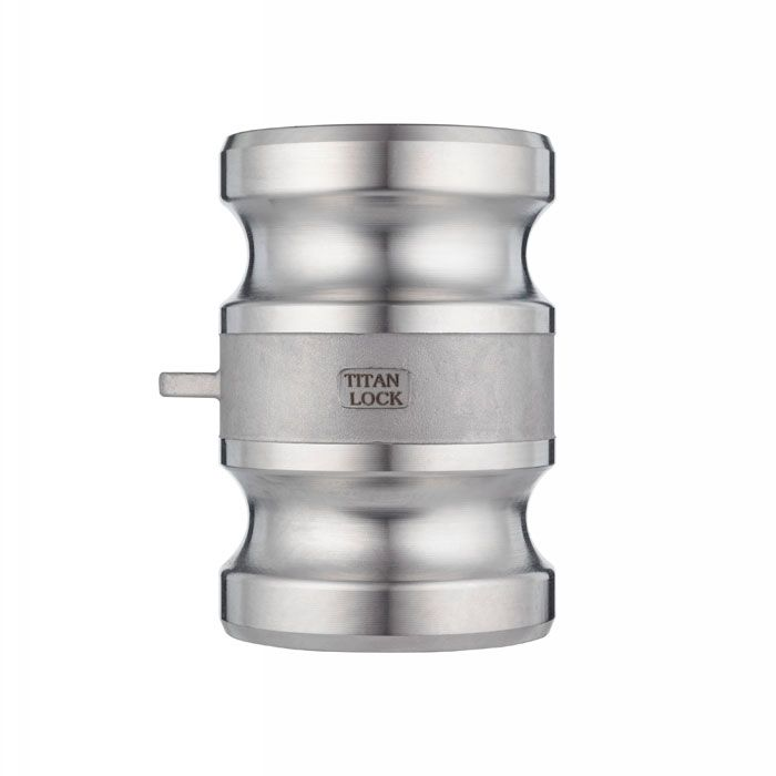 Камлок нержавеющий тип AA (переходник ниппель 4" х ниппель 4"), AISI316, TL400AASS TITAN LOCK