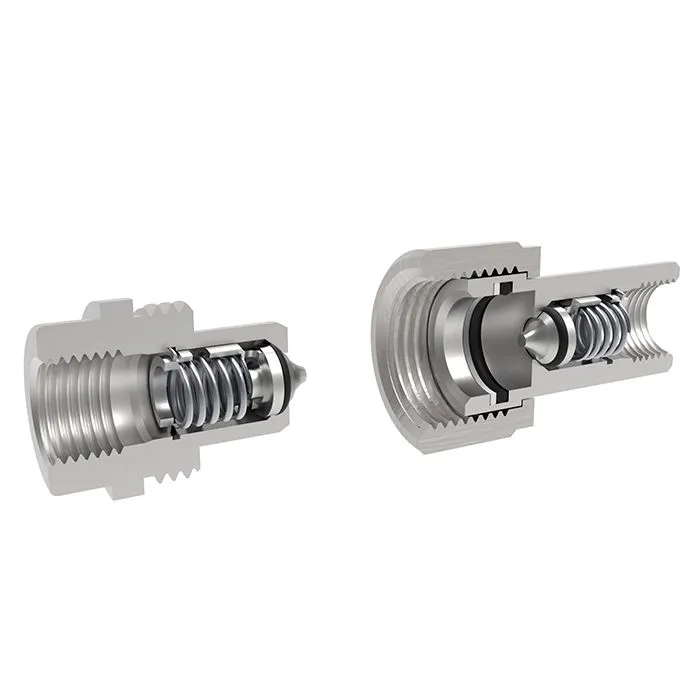 1/4in, БРС серия L (TGW) резьбовая, ниппель, оцинк. сталь TL2LM TITAN LOCK