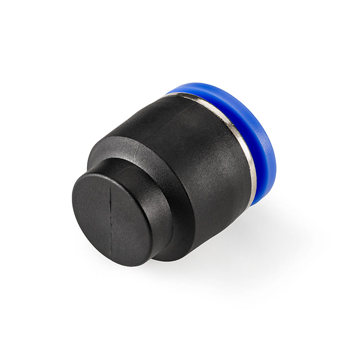 Фитинг-заглушка цанговая пневматическая, 6 мм, пластик, тип PPF, TLP-PPF6 TITAN LOCK