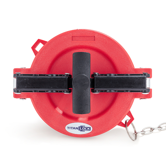 Крышка для адаптера рекуперации паровоздушной смеси, с цепочкой, пластик, TL400R-CAP TITAN LOCK