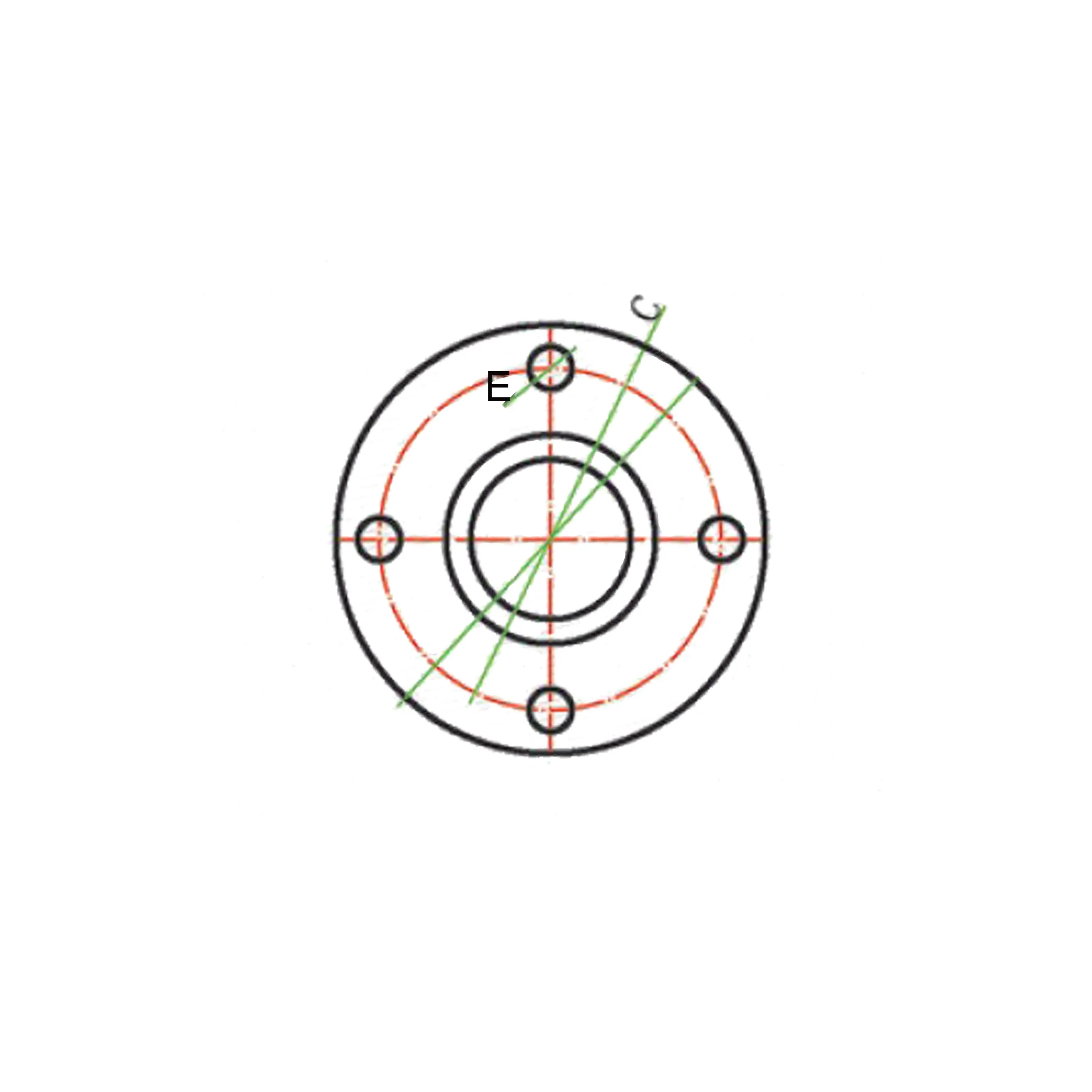 Камлок нержавеющий тип FA, ниппель с фланцем 4", AISI316, TL400FASS TITAN LOCK