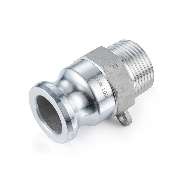Камлок алюминиевый тип F ниппель, наруж. резьба BSP 1/2", TL50FAL TITAN LOCK