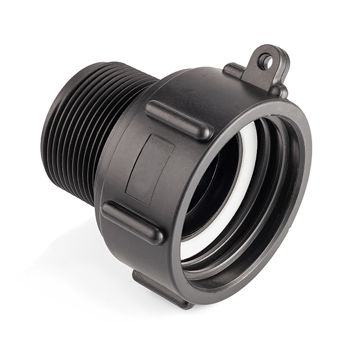 Переходник на Еврокуб наруж.резьба, S60x1 1/2 BSP, полипроп., TLEC60x1.1/2AE TITAN LOCK