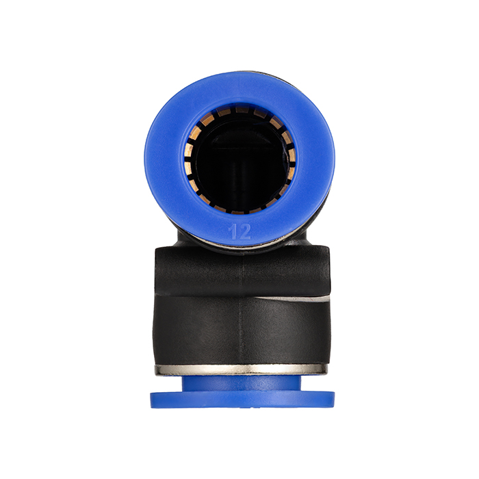 Фитинг цанговый угловой, 4 мм, пластик, тип PUL, TLP-PUL4 TITAN LOCK