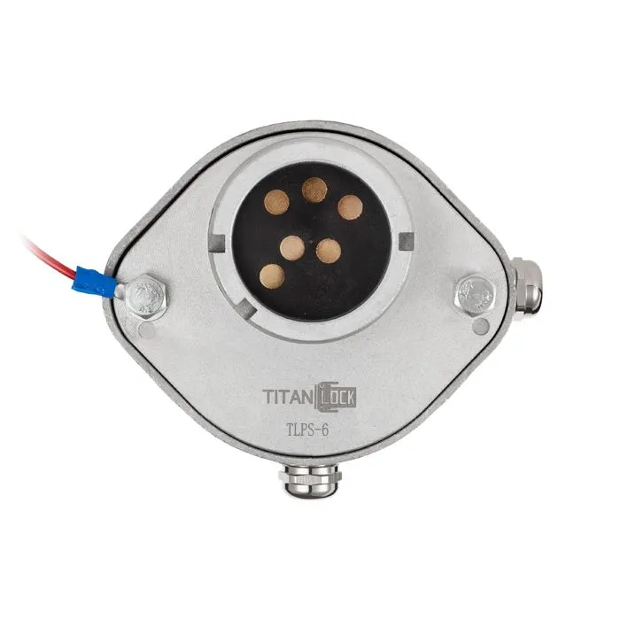 Розетка оптическая, 6-ти контактная, 3 J-слота, алюминий, TLPS-6 TITAN LOCK