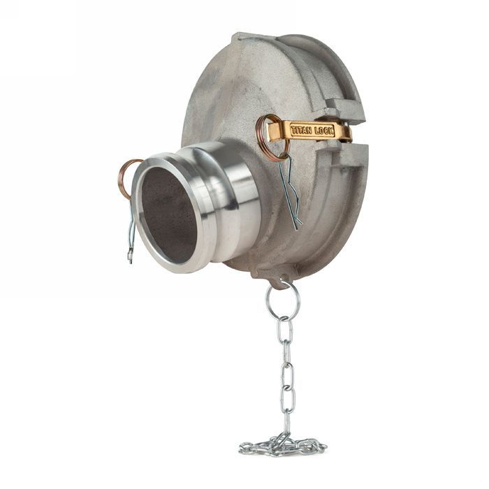 Переходник гравитационный для API адаптера, 4in, с камлоком 3in алюминий TL400GA300AL TITAN LOCK