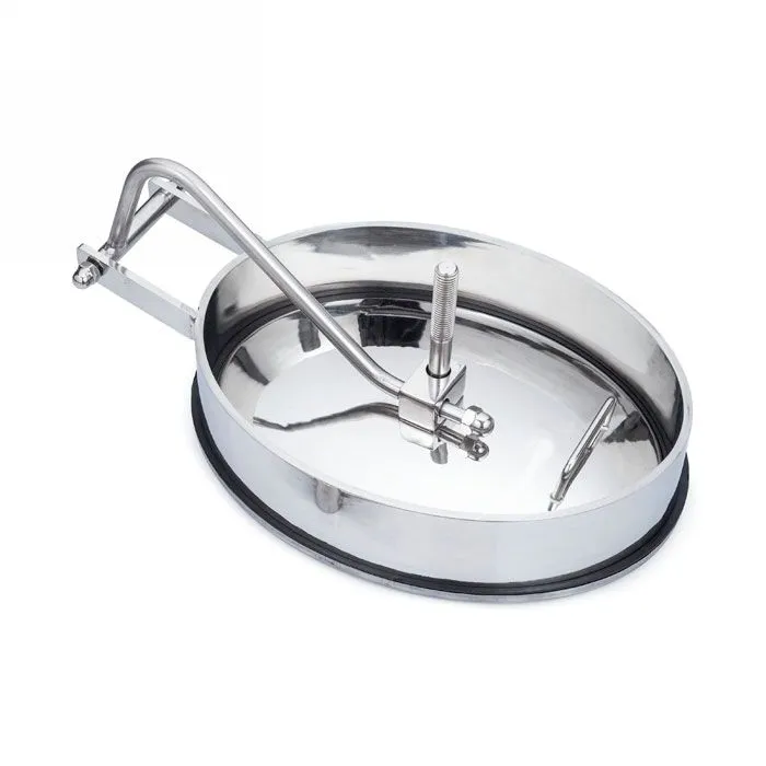 Люк овальный под давление нерж.304, 630х520 мм, внутр. открытие TLTOI63X52SP TITAN LOCK