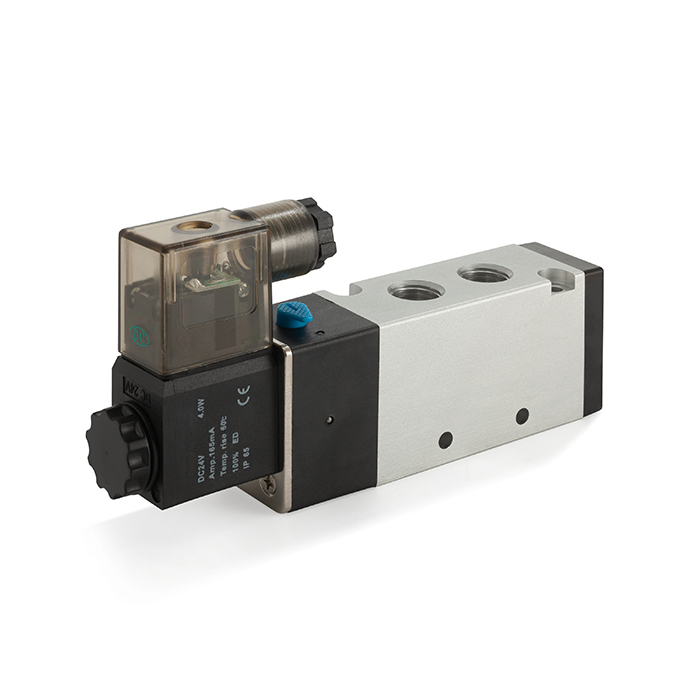 Пневмораспределитель электромагнитный 4V, серия 300, 1 канал, 8 мм, DC24V, TL4V310-08DC24V TITAN LOCK