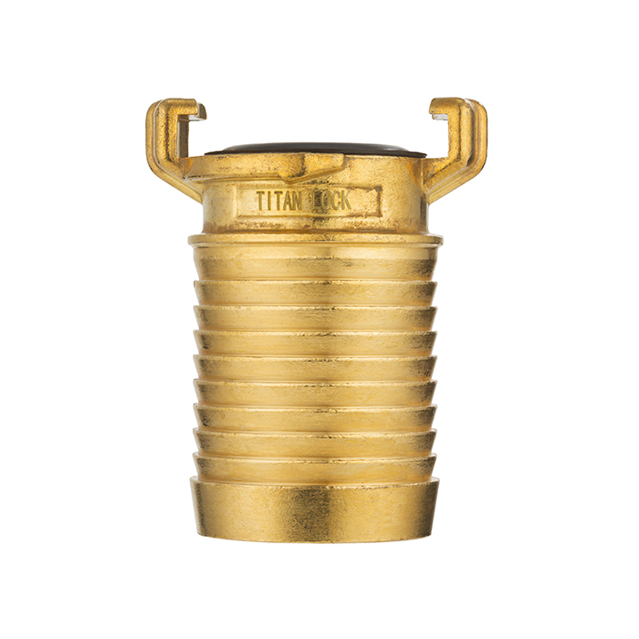 Универсальное соединение для воды NEPTUN (GEKA) с концом под рукав, 5/8" (16мм), латунь, TLNPH5/8-BR TITAN LOCK