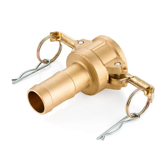Камлок латунный тип С, розетка с хвостовиком 2 1/2", TL250CBR TITAN LOCK