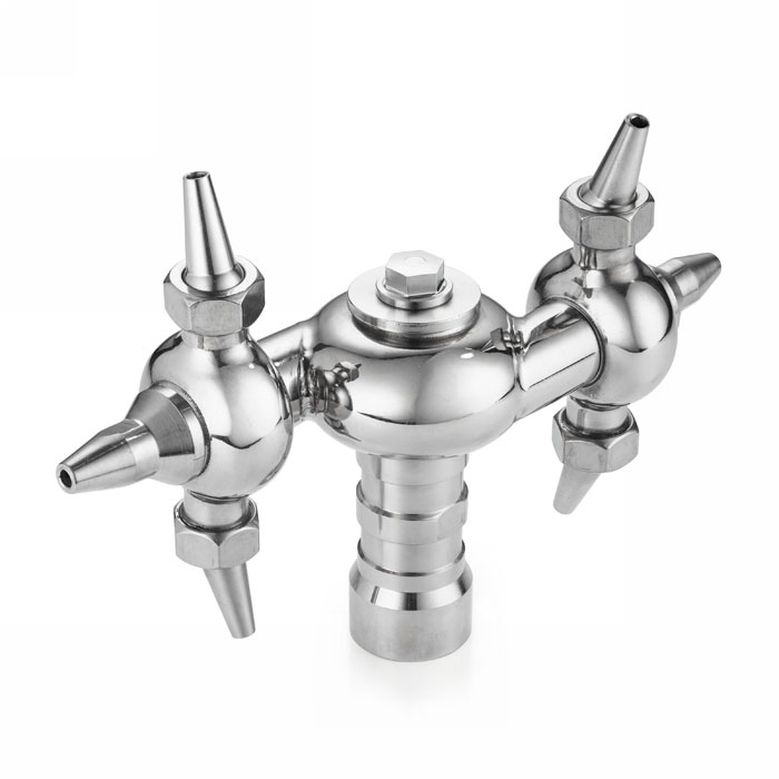 Моющая головка струйная ротационная (S-образная), DN25, резьба 1-1/2, нерж.304, TL25WHRS-G1.1/2 TITAN LOCK