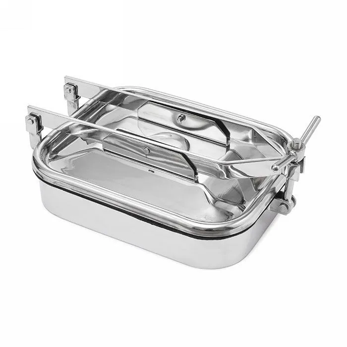 Люк прямоугольный под давление нерж.304, 760х460 мм TLTR76X46SP TITAN LOCK