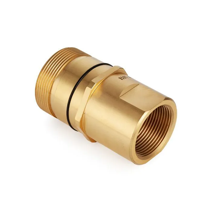 3/4in, БРС серия W резьбовая, ниппель, латунь, резьба NPT TL6WMN TITAN LOCK