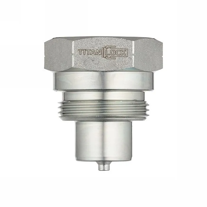 БРС серия T резьбовая, ISO 14540, ниппель, оцинк. cталь, резьба NPT, 1/4in TL2TMN TITAN LOCK