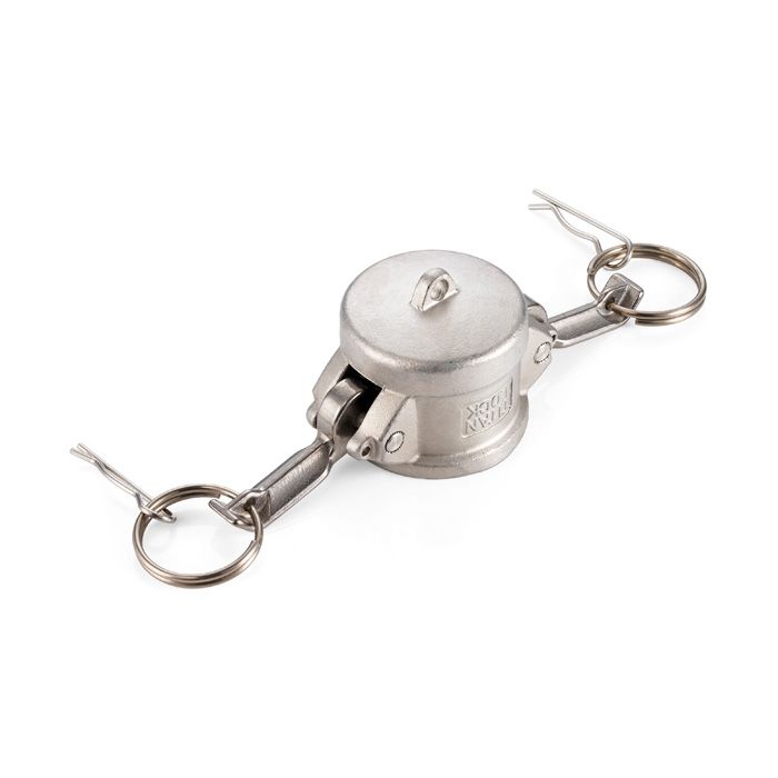 Камлок нержавеющий тип DC серия "EcoLine" заглушка для ниппеля 2", AISI304, TL200DCSS-EL TITAN LOCK