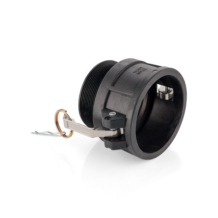 Камлок полипропиленовый тип B розетка, наруж. резьба BSP 4", TL400BPP TITAN LOCK