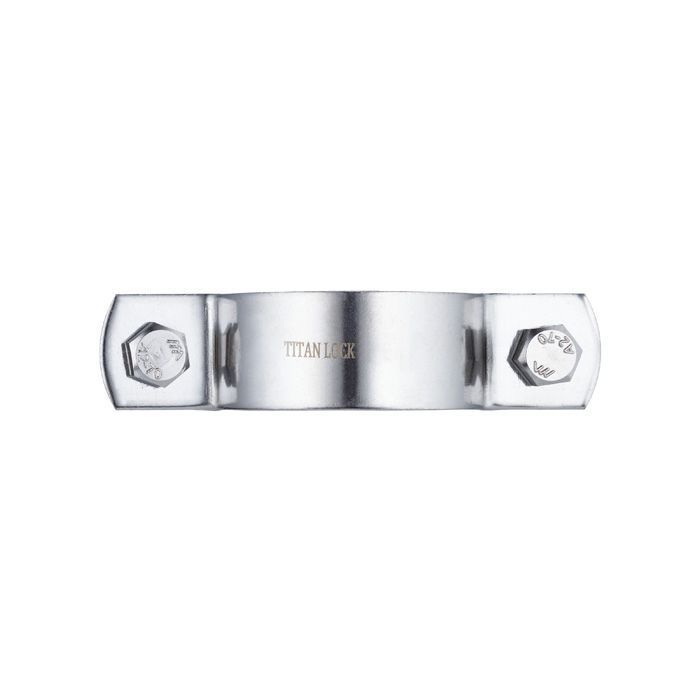 Хомут трубный без ножки DN32 (33,7-35 мм), нерж. 304, TL032FPS TITAN LOCK