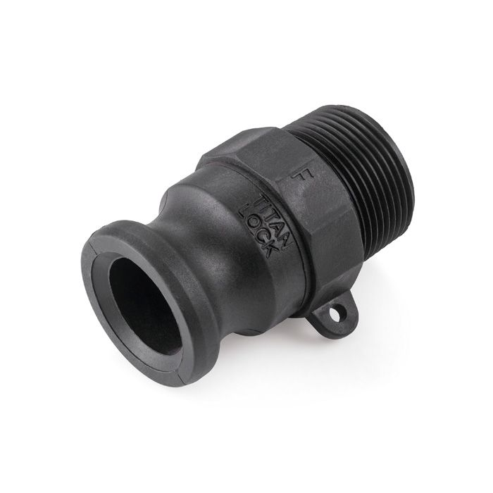 Камлок полипропиленовый тип F ниппель, наружная. резьба BSP 1 1/4", TL125FPP TITAN LOCK