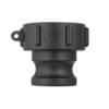 Переходник на Еврокуб, камлок тип A S60x3/4, полипроп., TLECS60x3/4AC TITAN LOCK