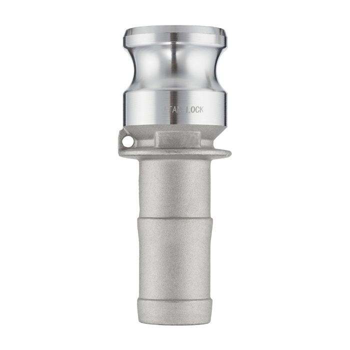 Камлок алюминиевый тип E серия "EcoLine", ниппель с хвостовиком 1", TL100EAL-EL TITAN LOCK