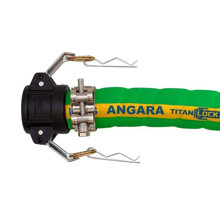 Химостойкий гофрированный рукав «ANGARA», нап.-всас., вн. диам. 76мм, -40C, 16bar, UHMWPE, TL076AN TITAN LOCK