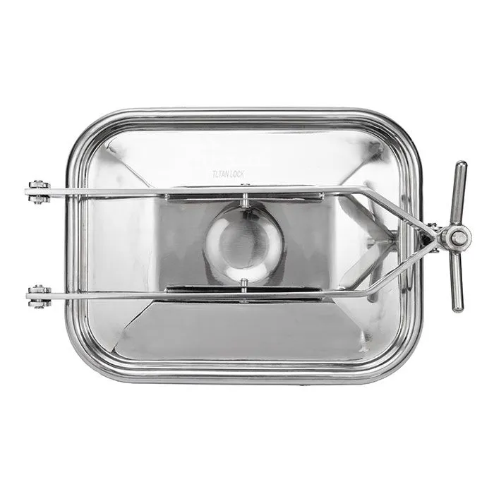 Люк прямоугольный под давление нерж.304, 760х460 мм TLTR76X46SP TITAN LOCK