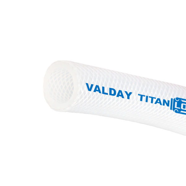 Силиконовый пищевой рукав "VALDAY" армированный нитью, -50 +200 C, вн.диам. 38 мм, TL038VD TITAN LOCK