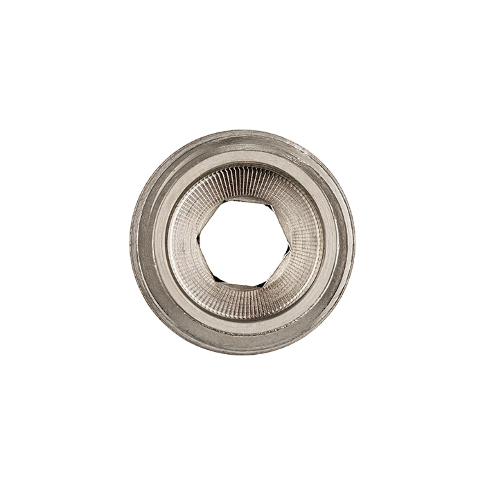 Фитинг цанговый прямой, 4 мм, наруж. резьба 1/8", сталь, тип POC, TLP-POC4-01 TITAN LOCK