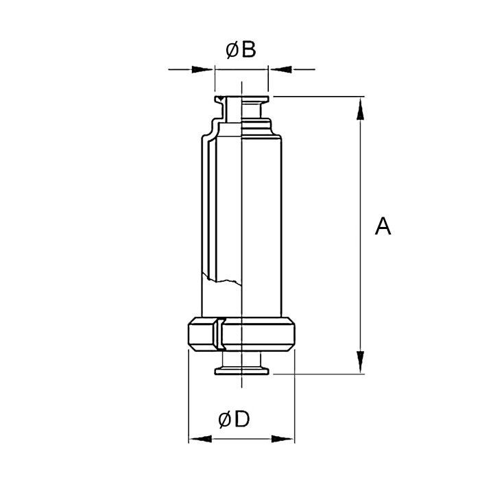 Пищевой фильтр нержавеющий прямой, под Clamp, DN32 TLFS32CL-S TITAN LOCK