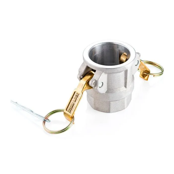 Камлок алюминиевый тип D розетка, внутр. резьба NPT 1 1/2", TL150DALN TITAN LOCK