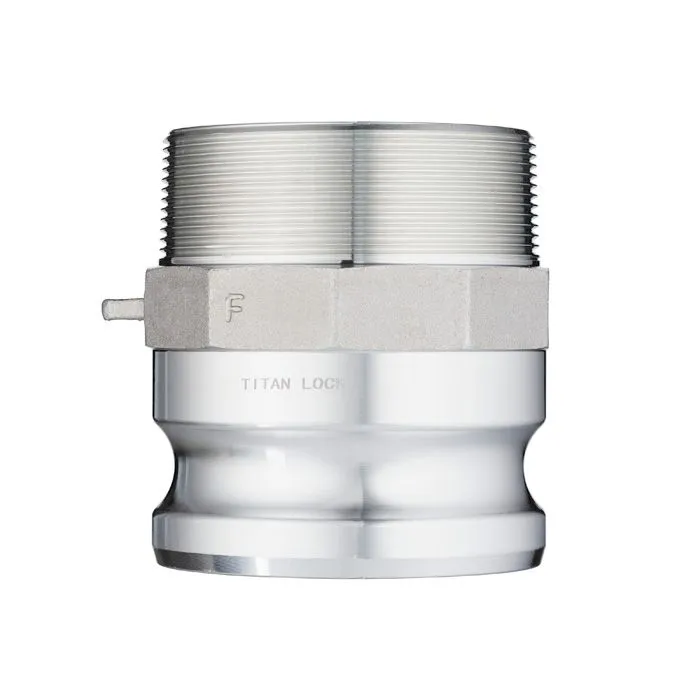 Камлок алюминиевый тип F ниппель, наруж. резьба NPT 3", TL300FALN TITAN LOCK