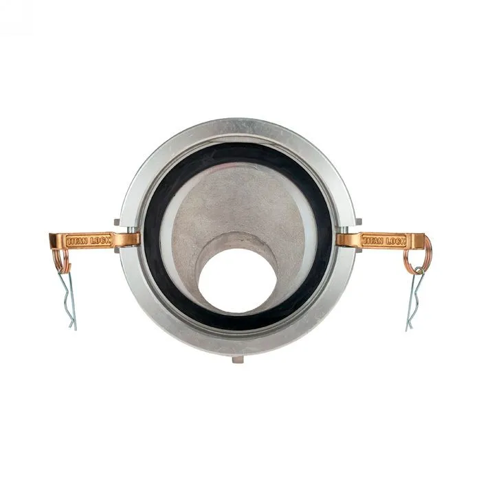 4in переходник гравитационный для API адаптера, с камлоком 4in алюминий TL400GA400AL TITAN LOCK