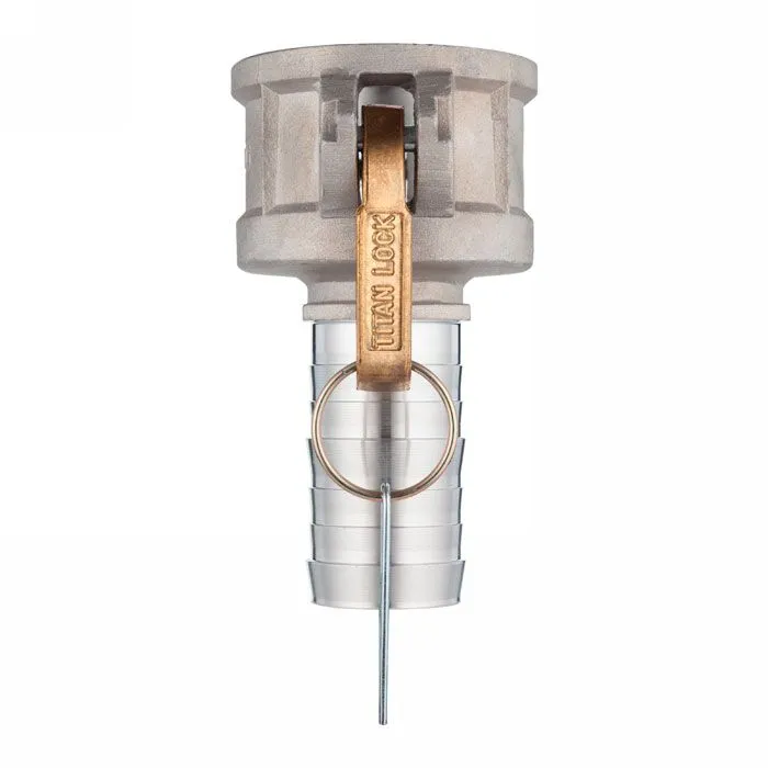 Камлок алюминиевый тип C, 2", розетка с хвостовиком под рукав 1", TL2010CAL TITAN LOCK Камлок алюминиевый тип C, 2", розетка с хвостовиком под рукав 1", TL2010CAL TITAN LOCK