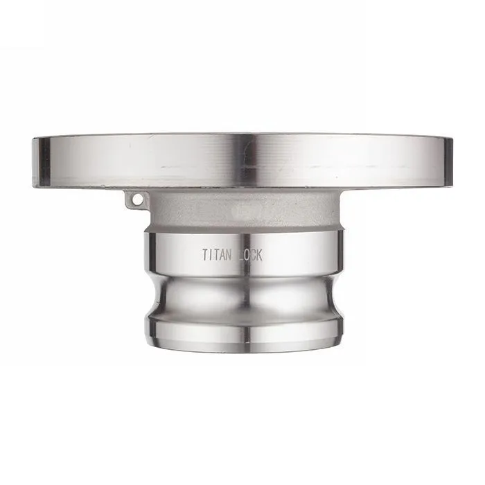 Камлок алюминиевый тип FA, ниппель с фланцем 4", TL400FAAL TITAN LOCK