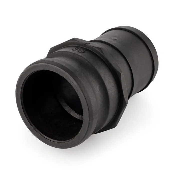 Камлок полипропиленовый тип E, ниппель с хвостовиком 4", TL400EPP TITAN LOCK