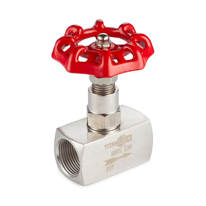 Кран игольчатый нержавеющий ВР-ВР, DN15 TL15NVS TITAN LOCK