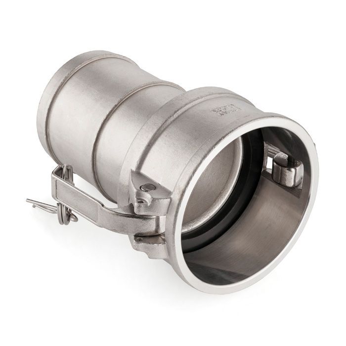 Камлок нержавеющий тип С серия "EcoLine" розетка с хвостовиком 5", AISI304, TL500CSS-EL TITAN LOCK