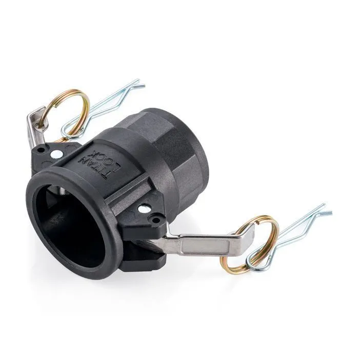 Камлок полипропиленовый тип D розетка, внутр. резьба BSP 1", TL100DPP TITAN LOCK