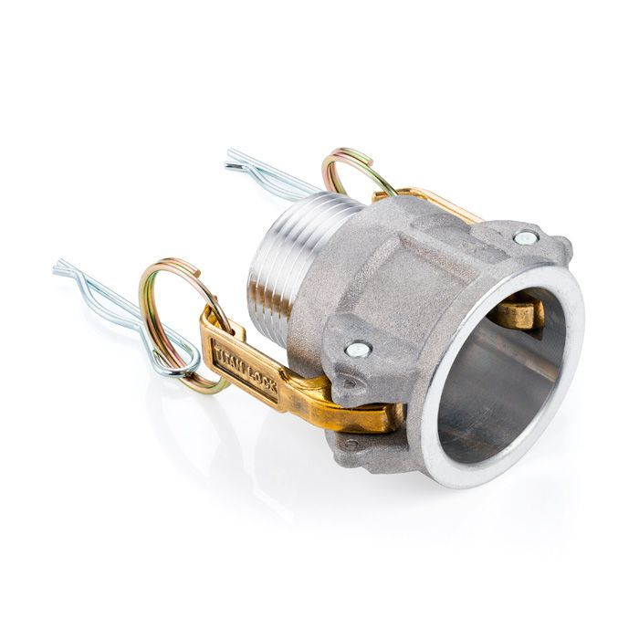 Камлок алюминиевый тип B розетка, наруж. резьба BSP 1", TL100BAL TITAN LOCK