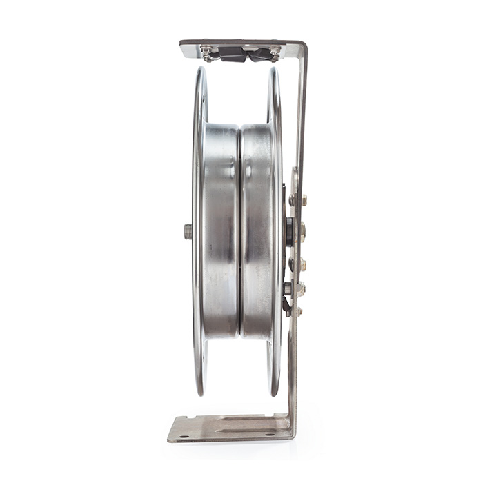 Барабан с инерционным механизмом, нерж. сталь, для мойки TLREEL TITAN LOCK