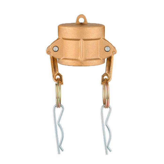 Камлок латунный тип DC, заглушка для ниппеля 1 1/4", TL125DCBR TITAN LOCK