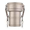 Камлок нержавеющий тип C, розетка с хвостовиком 4", AISI316, TL400CSS316 TITAN LOCK