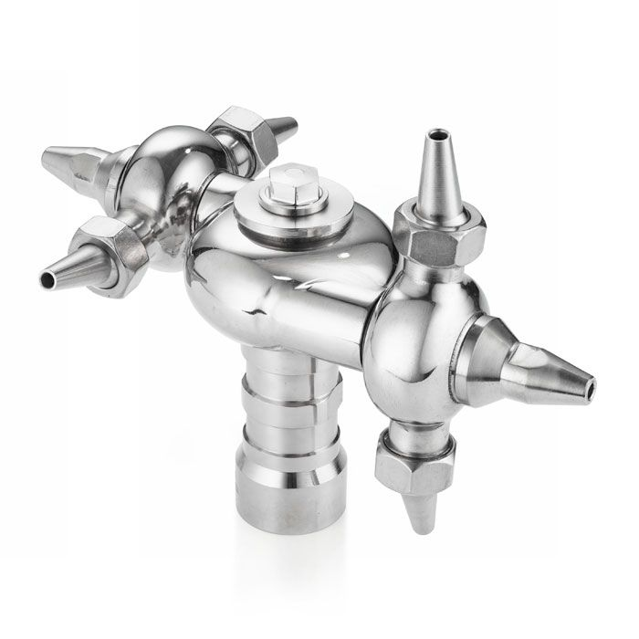 Моющая головка струйная ротационная (S-образная), DN50, нерж.304, TL50WHRS TITAN LOCK