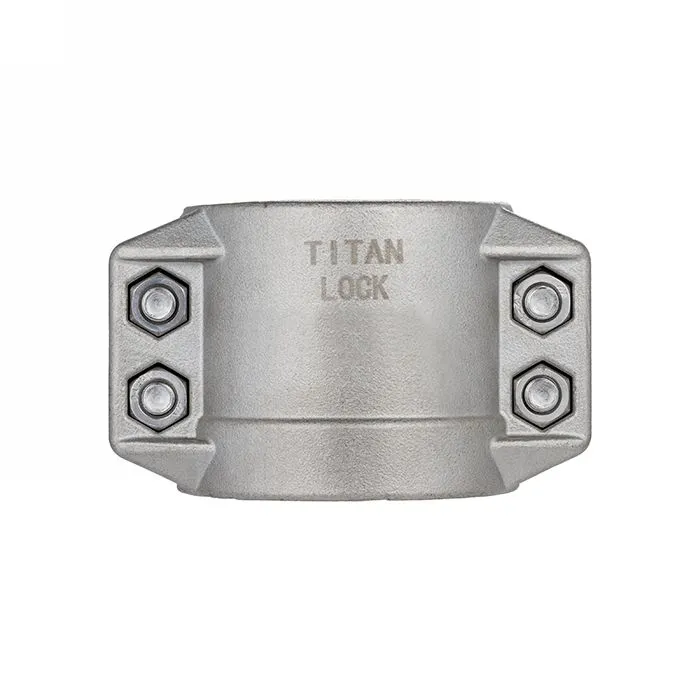 Усиленный 4-х болтовый хомут, нерж. сталь, TL19X6SS TITAN LOCK