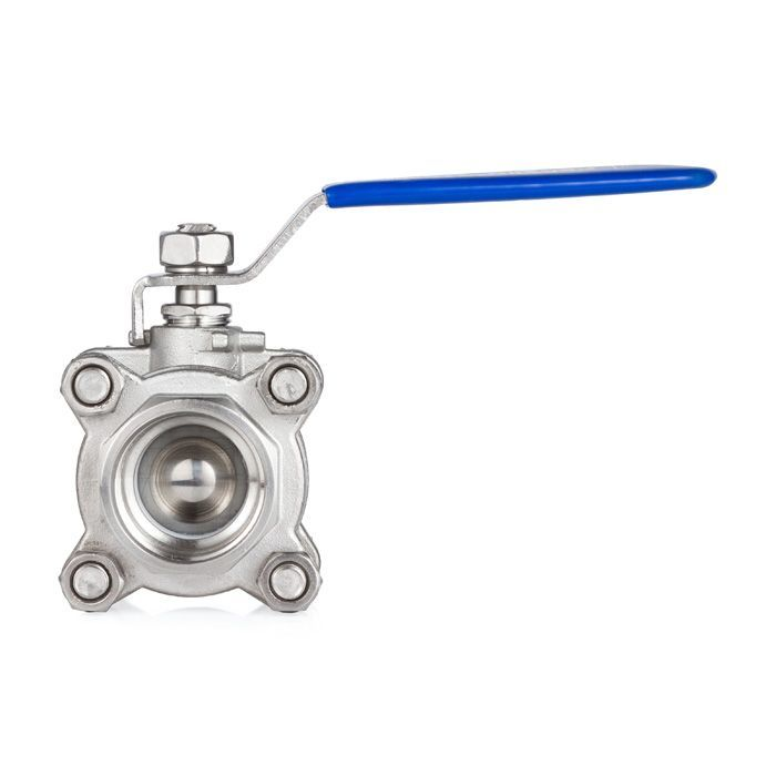 2in, Трехсоставной шаровый кран из нержавеющей стали (AISI 304) типа "резьба-резьба", TL200TPBVSS TITAN LOCK