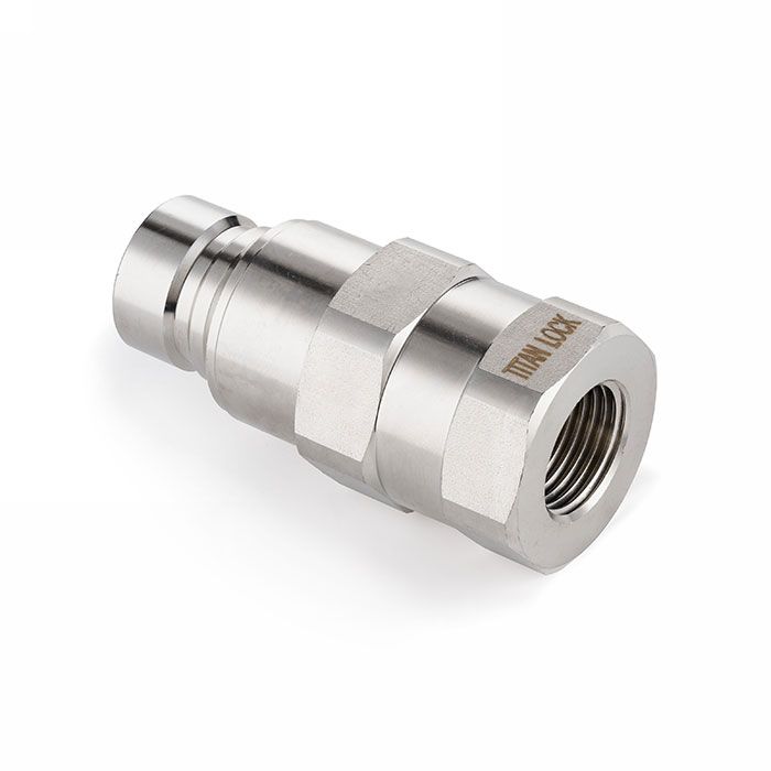 3/8in, БРС серия C, ISO 16028, ниппель, оцинк. сталь TL3CM TITAN LOCK