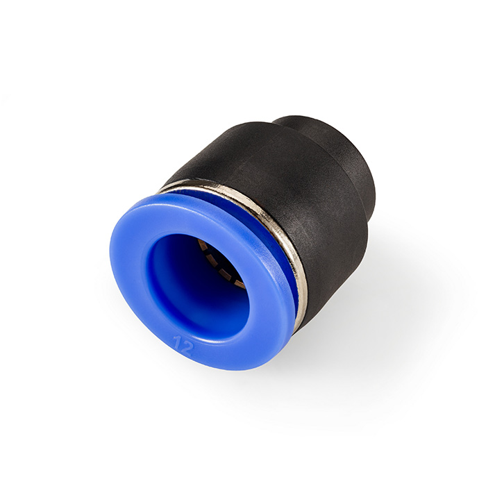 Фитинг-заглушка цанговая пневматическая, 6 мм, пластик, тип PPF, TLP-PPF6 TITAN LOCK