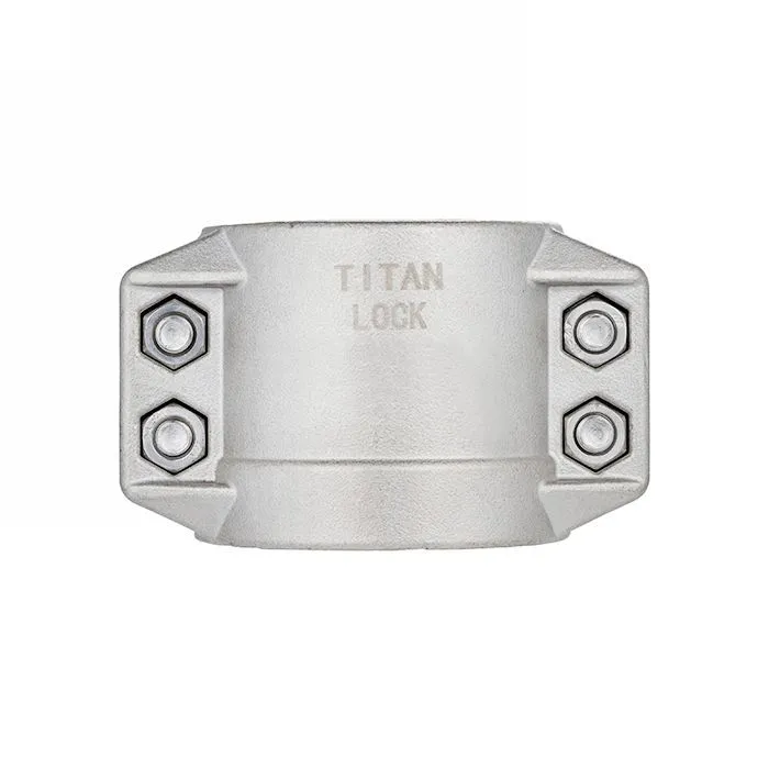 Усиленный 4-х болтовый хомут, алюминий, TL75X8AL TITAN LOCK