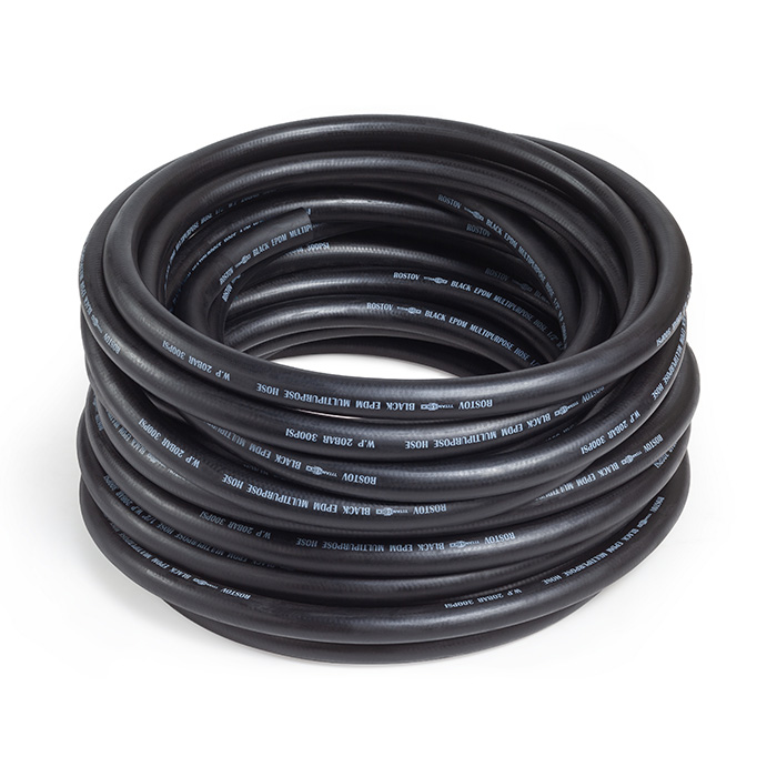 Универсальный напорный рукав из EPDM для сжатого воздуха, воды и химикатов "ROSTOV", 20 Бар, внутр.д. 25 мм., TL025RV TITAN LOCK