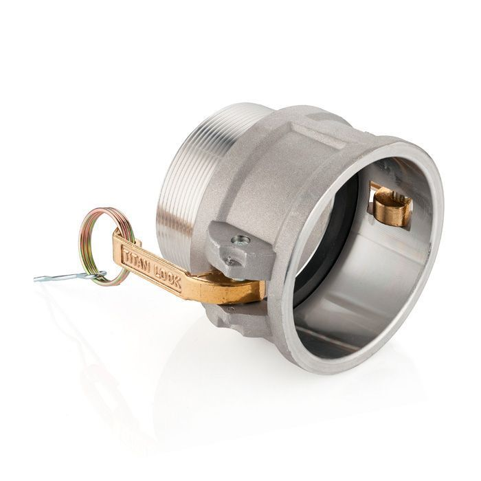 Камлок алюминиевый тип B серия "EcoLine" розетка, наруж. резьба BSP 6", TL600BAL-EL TITAN LOCK